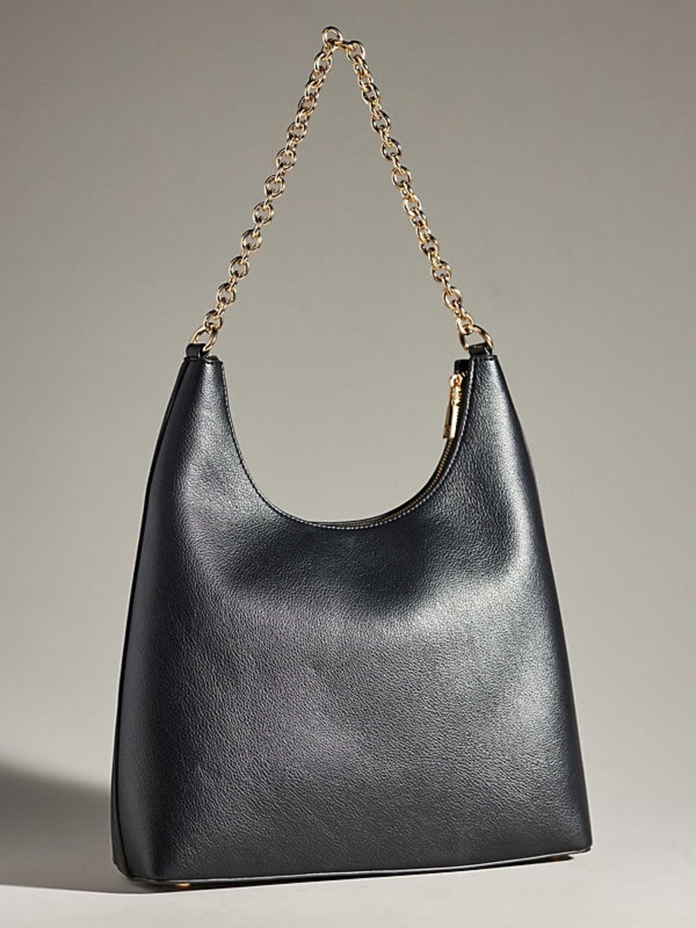Aota Darcy Shoulder Bag 90s Everyday Handbag Chain Black Gold Anthropologie New